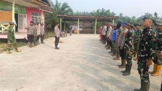  Asap Tipis Masih Muncul, Kodam XIX/Tuanku Tambusai Perkuat Pendinginan Karhutla Pelalawan
